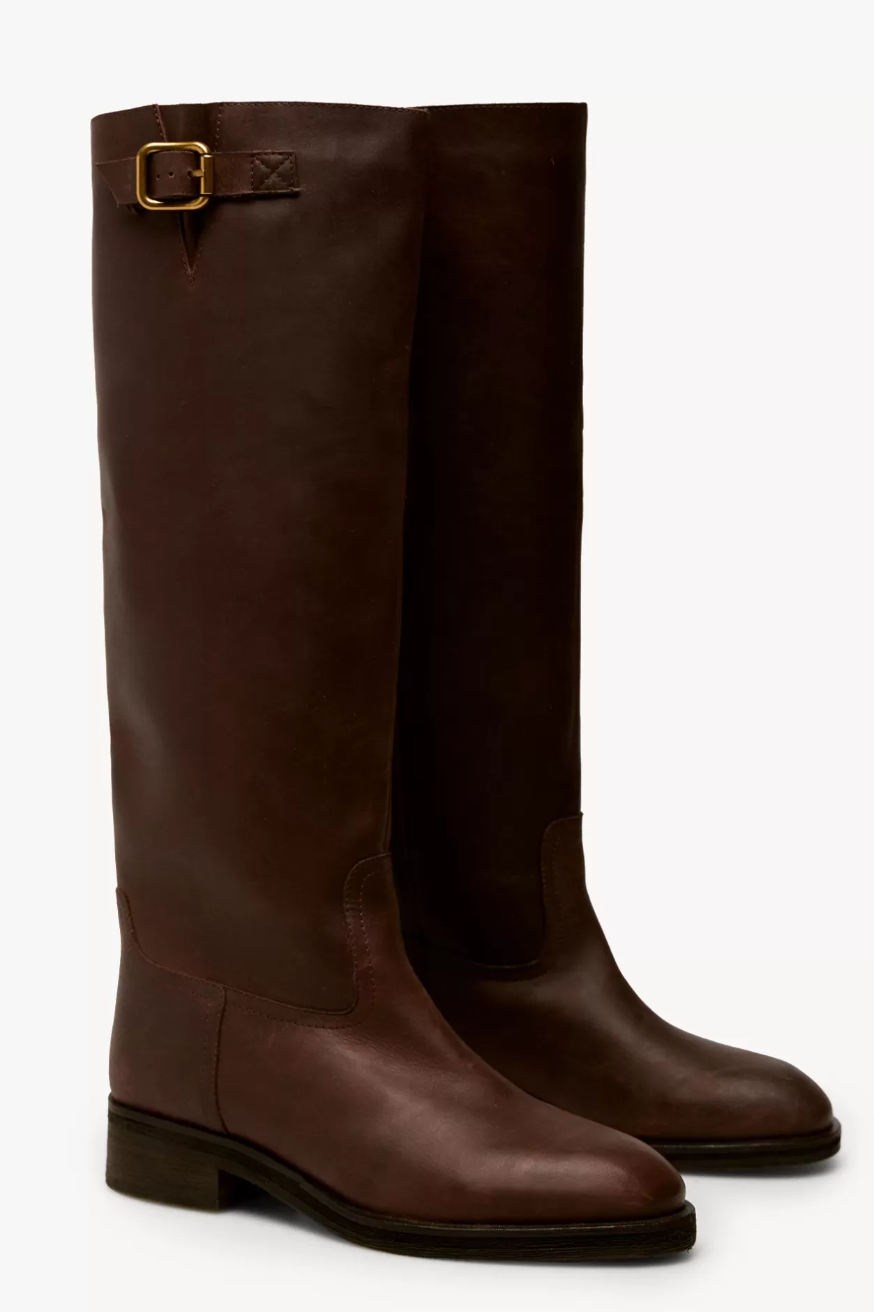 Mujer Hoss Intropia Martina. Botas altas de piel