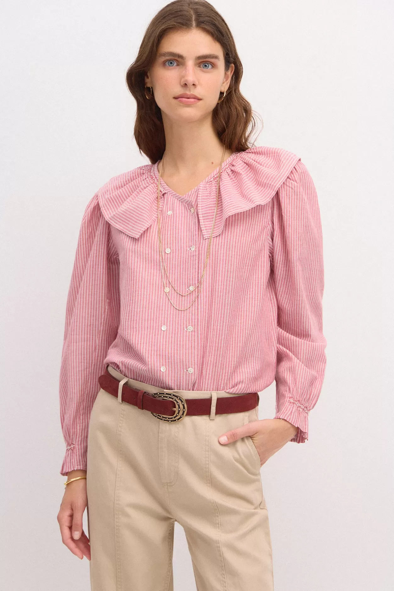 Mujer Hoss Intropia Raquel. Camisa cuello.