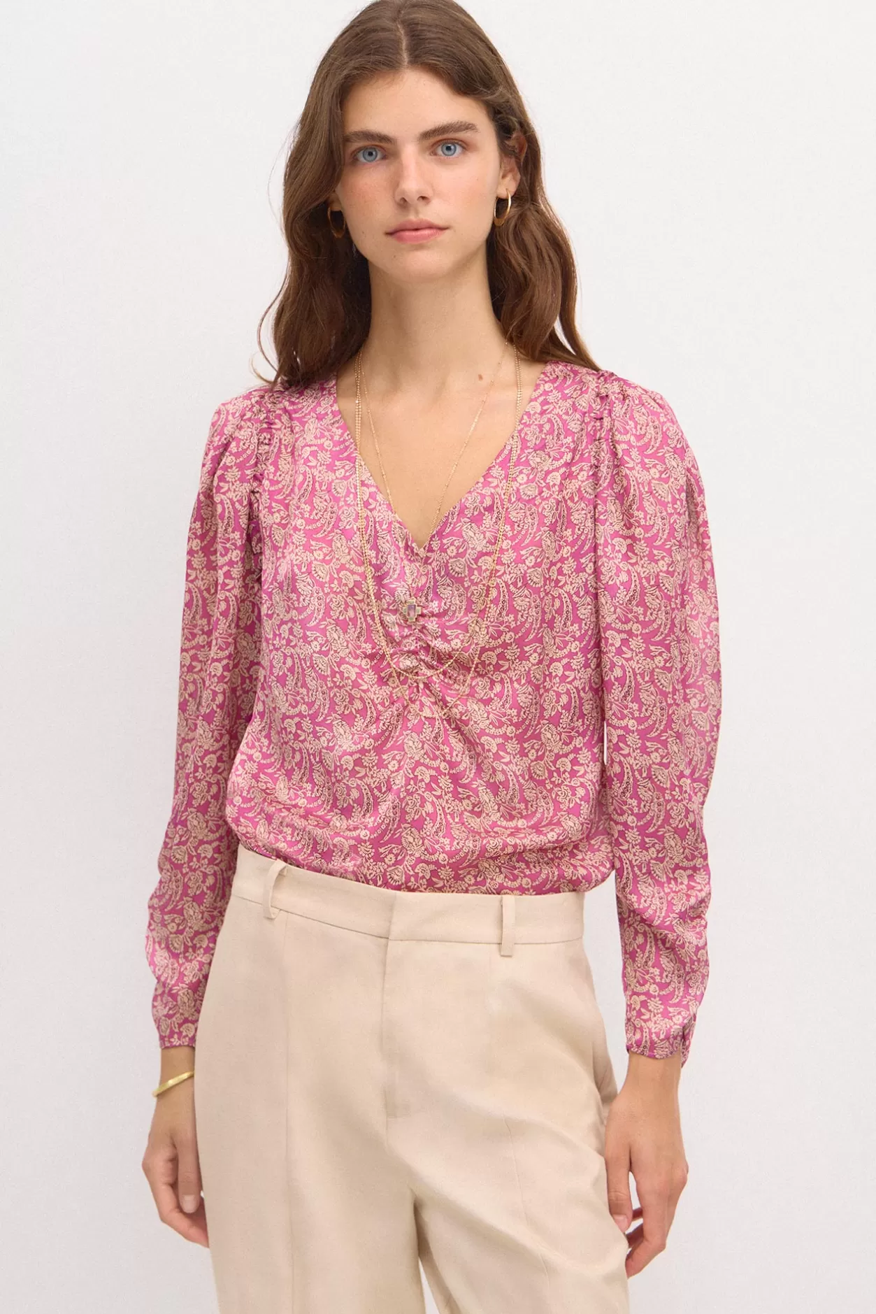 Mujer Hoss Intropia Rita. Blusa estampada.